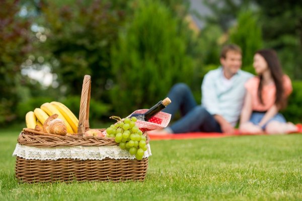 Пикник на природе летом