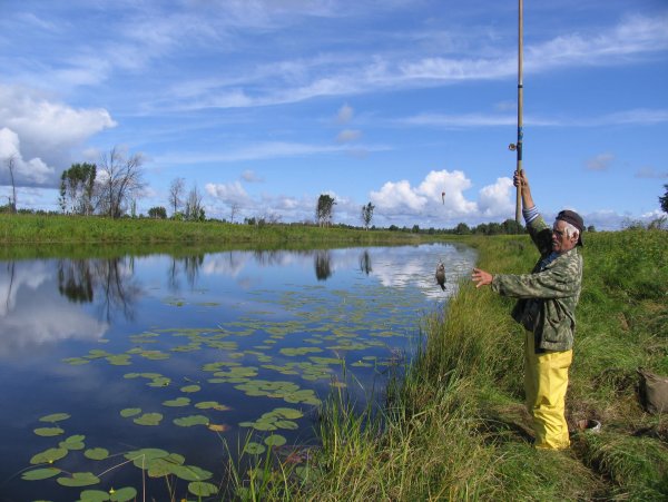 Рыбалка на озере