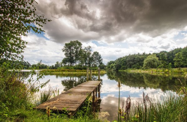 Прудик речка мостик.деревня