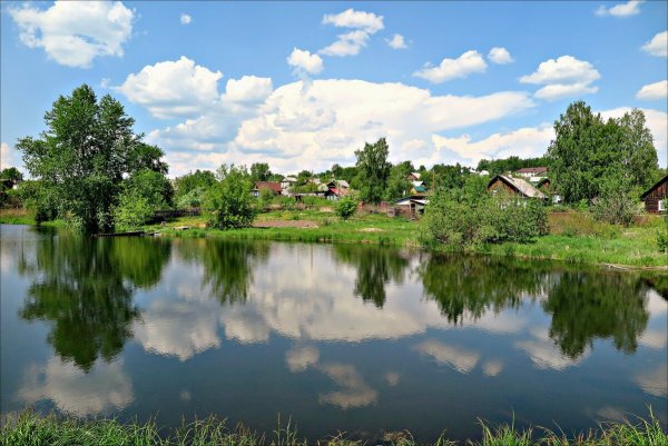 Якшино Удмуртия пруд