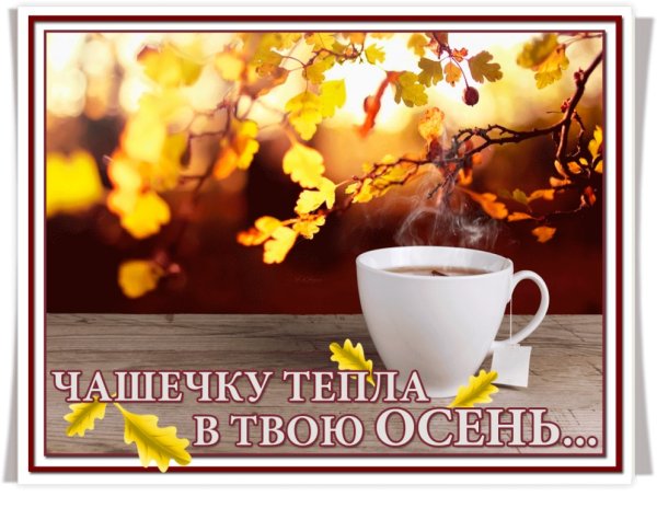 Доброе утро осеннее тепло