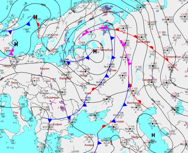 Метеорологическая карта