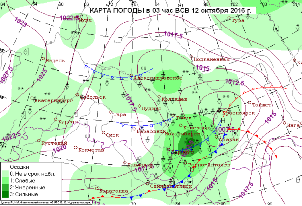 Карта погоды
