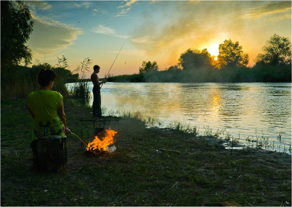 Красивая природа рыбалка