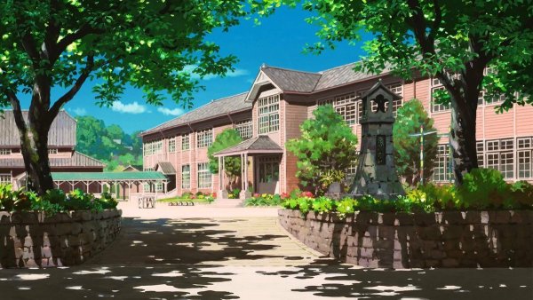 Гача лайф фон школа улица