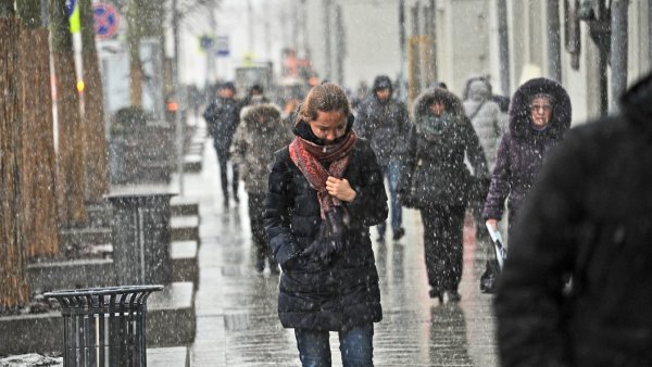 Небольшой снег