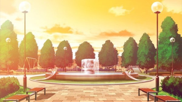 Аниме фон парк
