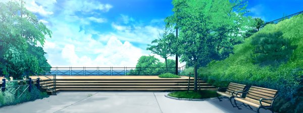 Улица парка гача лайф