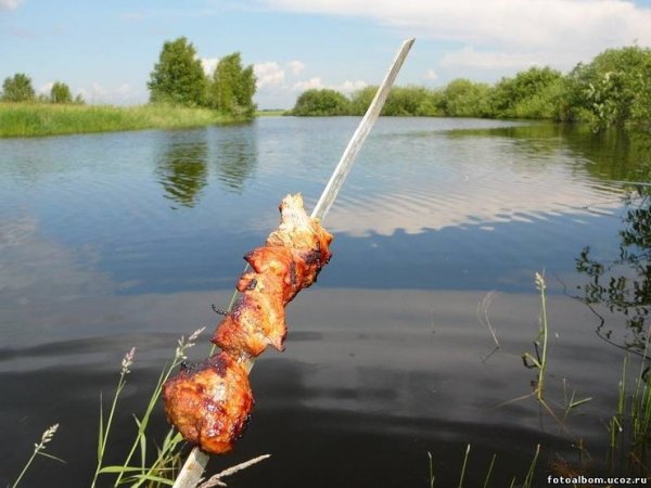 Шашлыки на речке