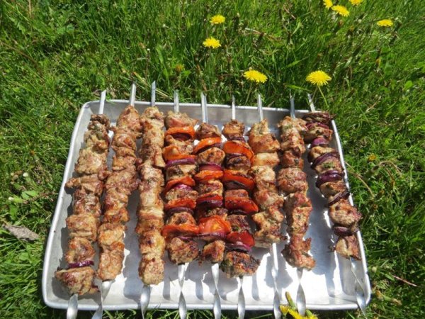 Шашлыки на природе летом