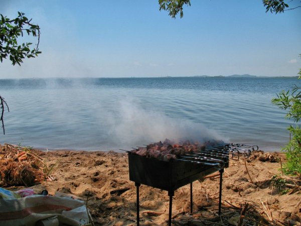 Мангал на природе