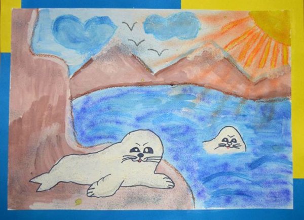 Байкал рисунок