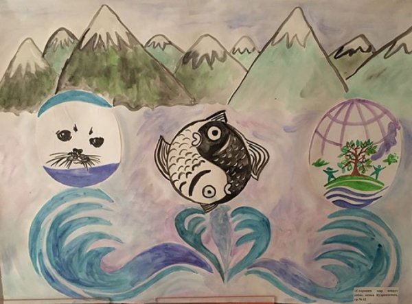 Байкал рисунок