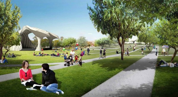 Зона отдыха в парке