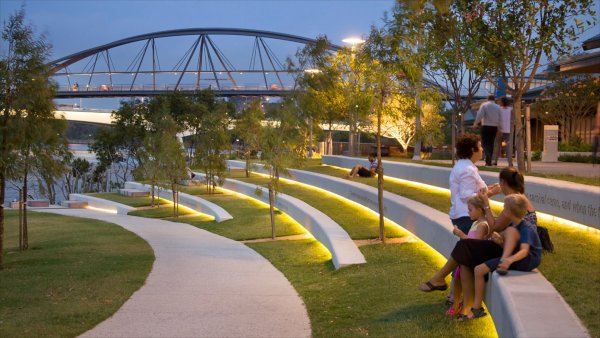 Современные парки и скверы