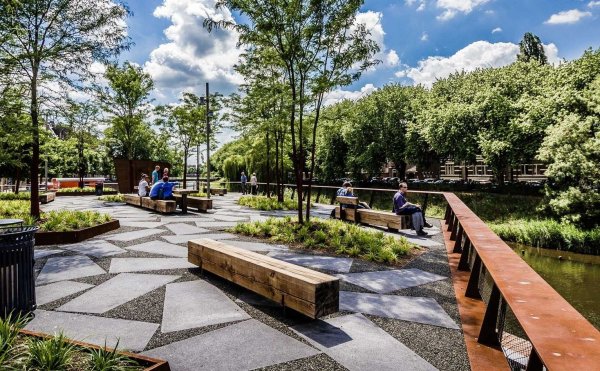 Современное благоустройство парков