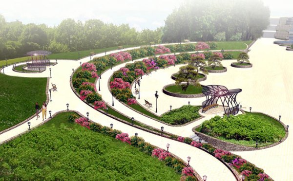 Ландшафтный парк Озеленение