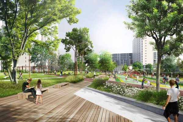 Парк визуализация