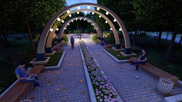 Благоустройство парка "культуры и отдыха" Астрахань