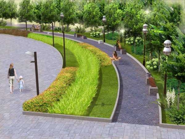 Благоустройство «сквера Калинникова» в городе Мценск