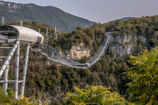 Мост Скайбридж в Сочи