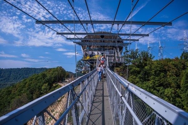 Мост Скайбридж в Сочи