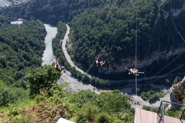 Парк приключений Скайпарк в Сочи