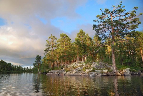 Республика Карелия озеро Кереть