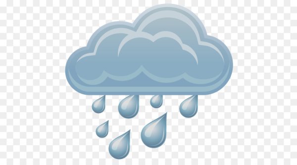 Значок дождя в погоде