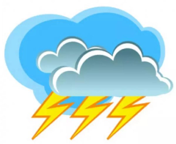 Гроза рисунок для детей