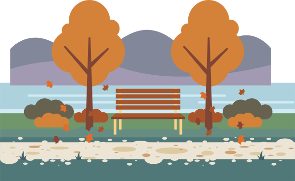 Парк векторное изображение