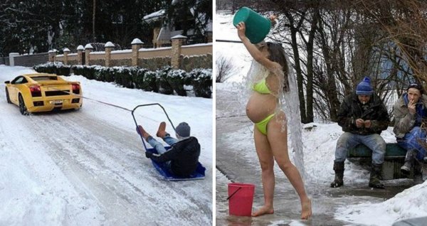 Краснодарская зима приколы