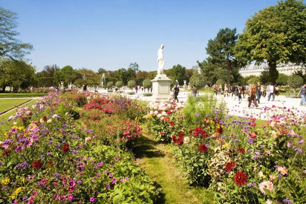 Парк Тюильри в Париже
