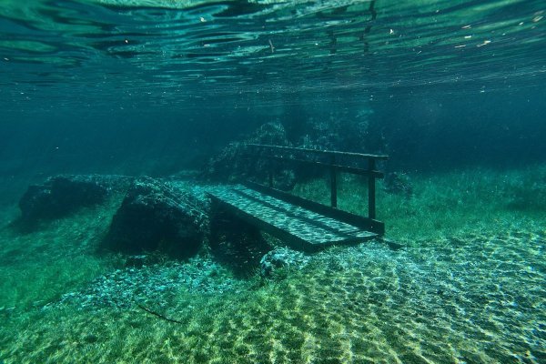 Подводный парк "зеленое озеро".