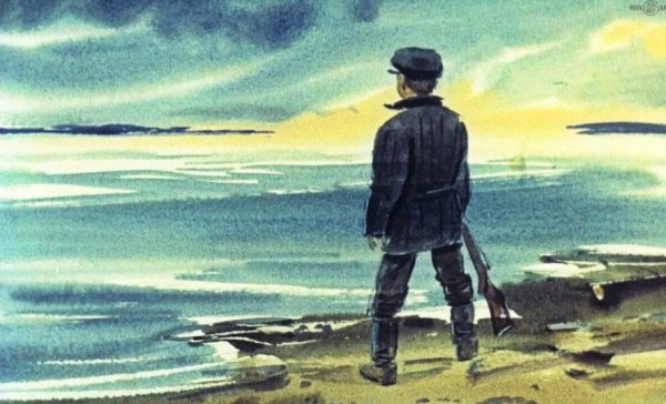 Иллюстрация к произведению Васюткино озеро