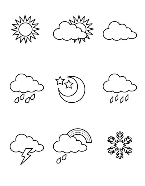 Погода рисунок для детей