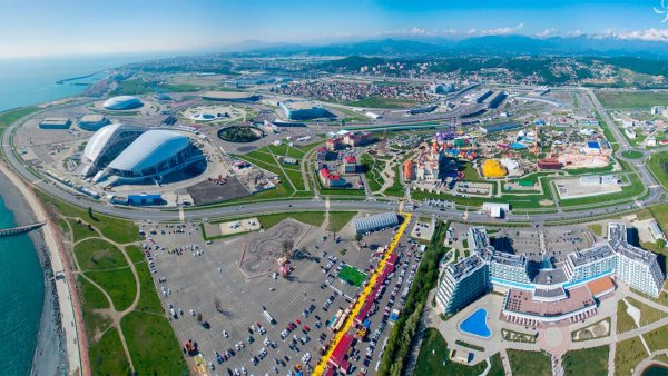 : Олимпийский парк, Имеретинская низменность, Сочи,