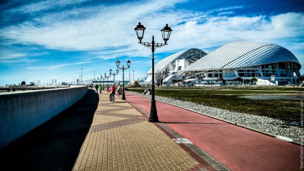 Имеретинская набережная в Адлере