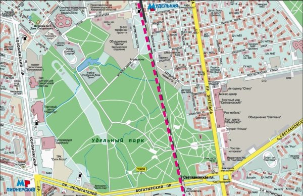 Удельный парк в Санкт-Петербурге