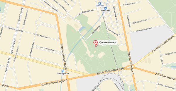 Удельный парк схема