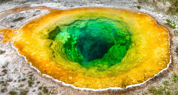 Озеро утренней славы Йеллоустонский парк