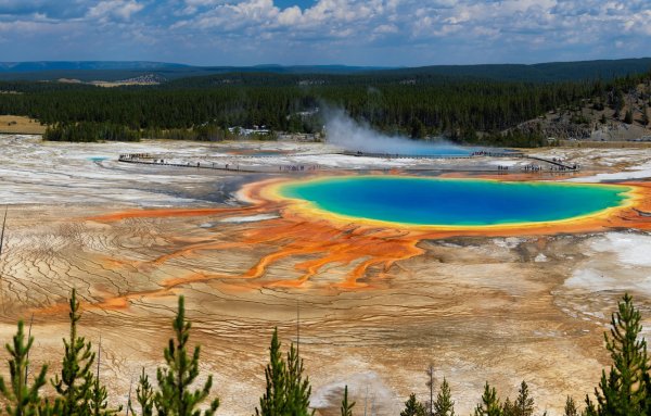 Йеллоустонский парк озеро