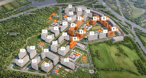 ЖК Томилино самолет