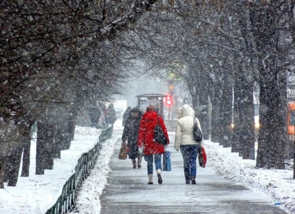 Снежная погода фото