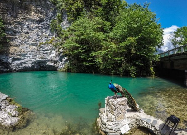 Голубое озеро Абхазия