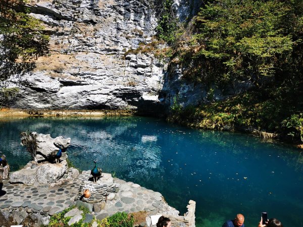 Голубое озеро Рица Абхазия