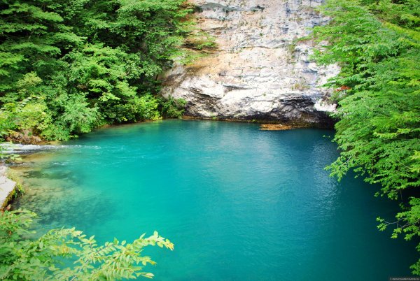 Абхазия Пицунда голубое озеро