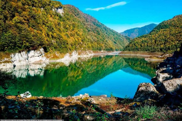 Голубое Рица Абхазия