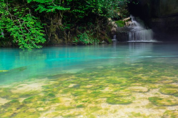 Рицинский заповедник голубое озеро