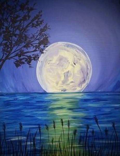 Ночь рисунок